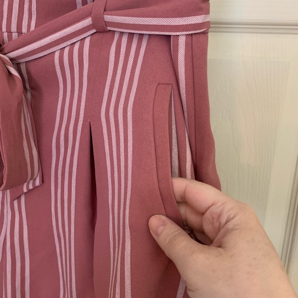 Torrid Paperbag Waist Striped Flowy Shorts with Pockets - Picture 6 of 7